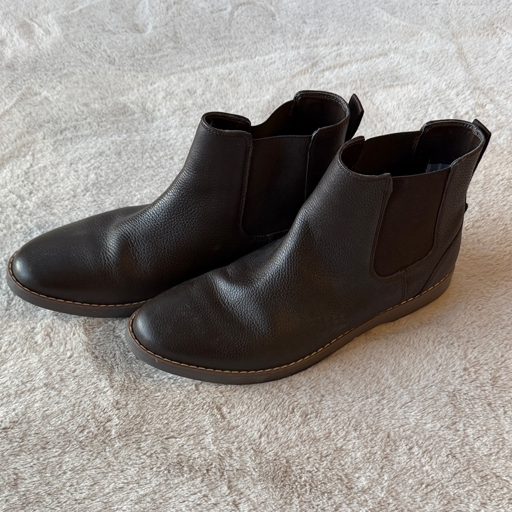 Sperry Men's Dark Brown Leather Boots